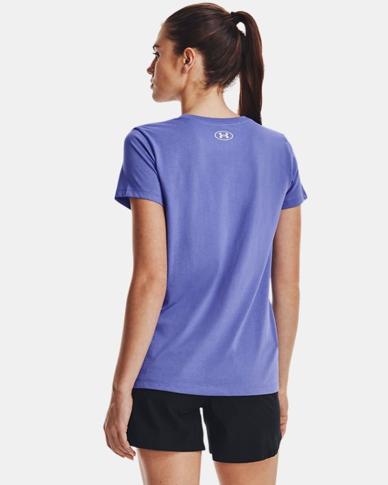 Women's UA Fish Hook Logo T-Shirt, Blue, pdpMainDesktop image number 1